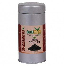 Bud White Orange & Mint Tea   Tin  50 grams